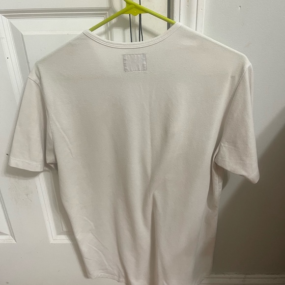 Mens White Cuts elongated tshirt. Mens small. Old cut - Picture 3 of 3
